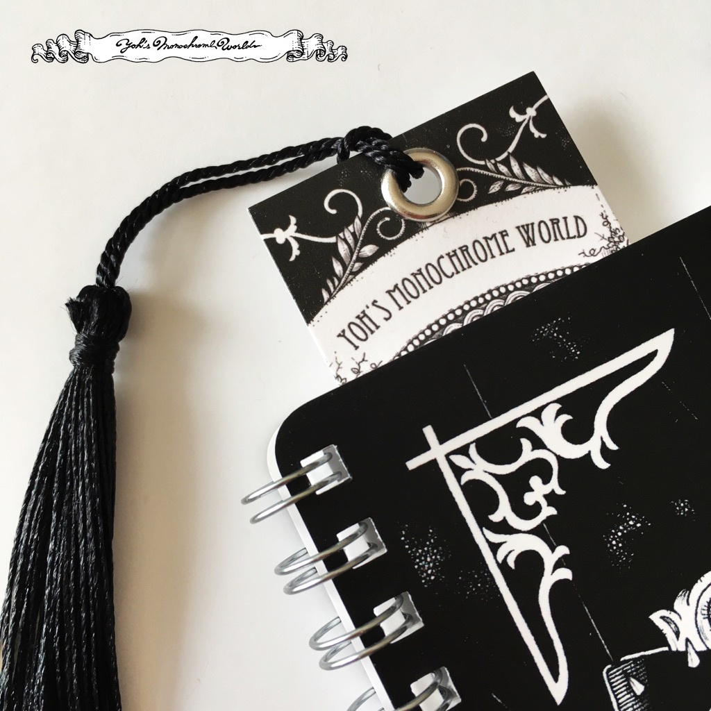 タッセルつき栞「CHROME」