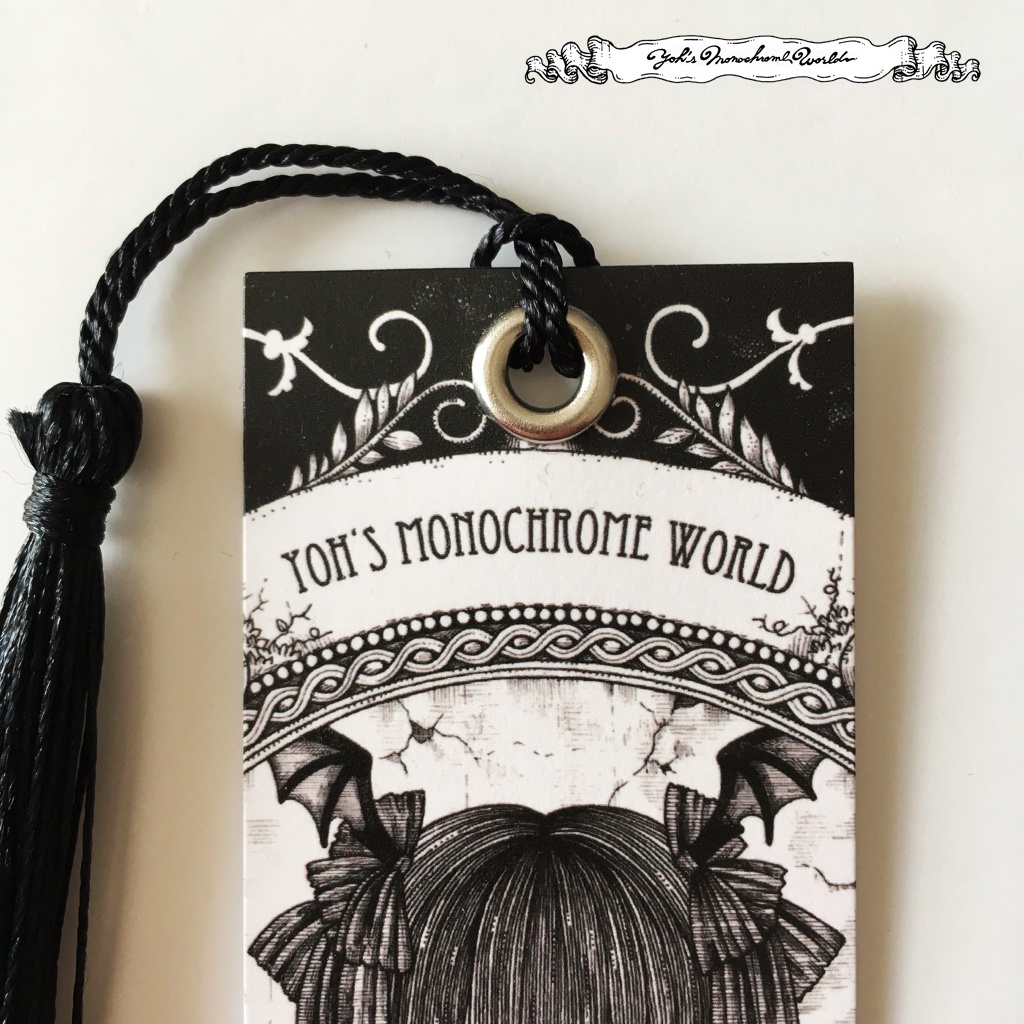 タッセルつき栞「CHROME」