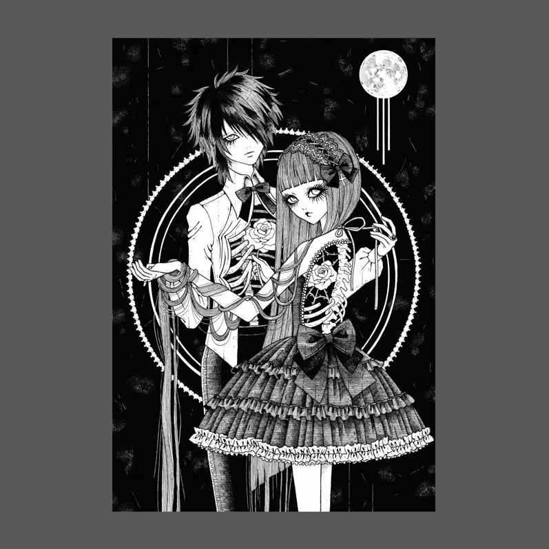 ステッカー「モノクロの匣」