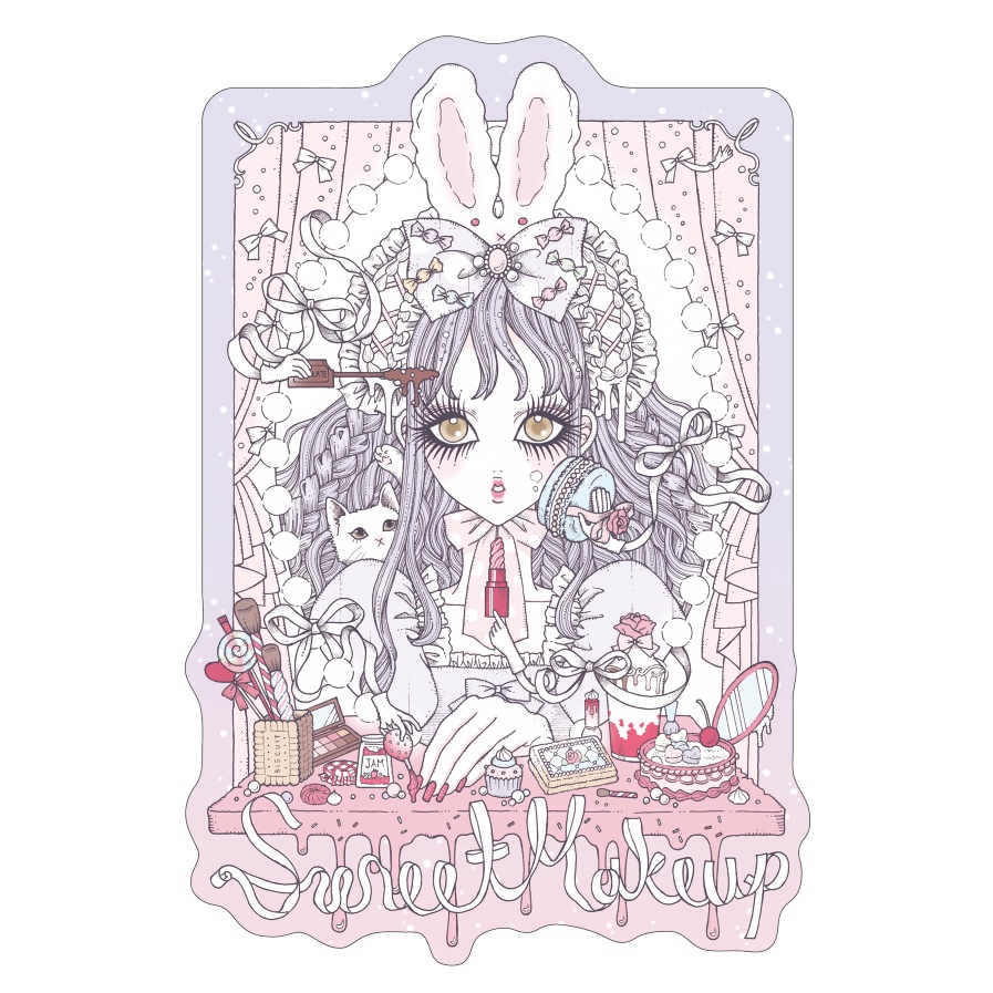 Sweet make up ステッカー