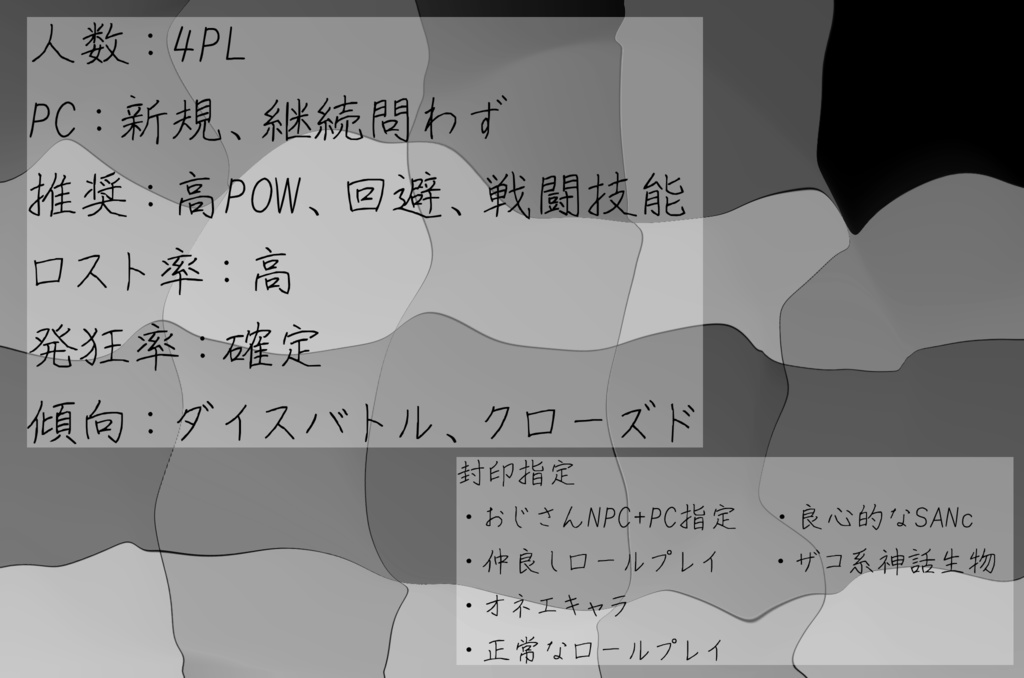 CoC6版シナリオ「ラビリンスで会いましょう」