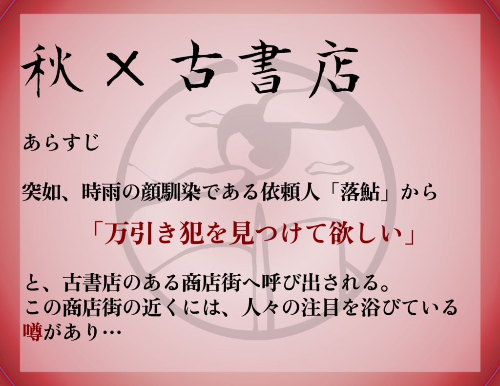CoC6版「時雨探偵事務所とおりふしの噂」『第三章 罪過のフェアリーテイル』