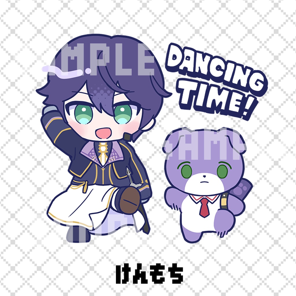 【にじそうさく11】ホログラムステッカー