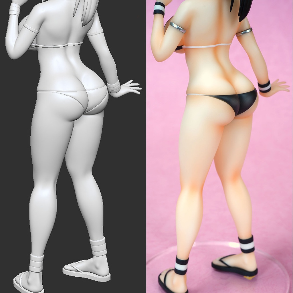 【DL版】美濃部しのぶ #1 ガレージキット(3Dプリンター用データ版) Minobe Shinobu #1 Garage Kit (downloadable version for 3D printer)