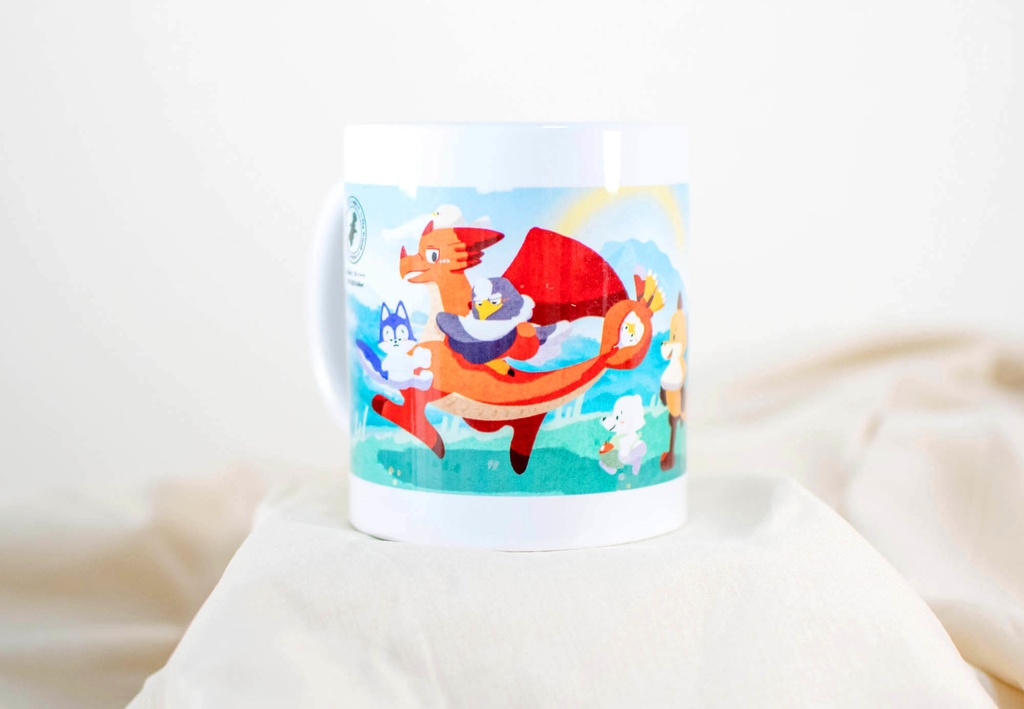 マグカップ『ユカイななかまたち』