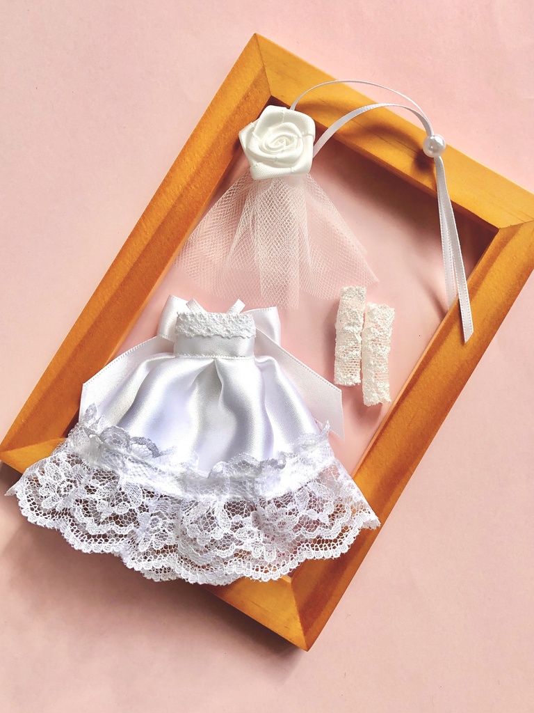 オビツ11サイズ ウェディングドレス11