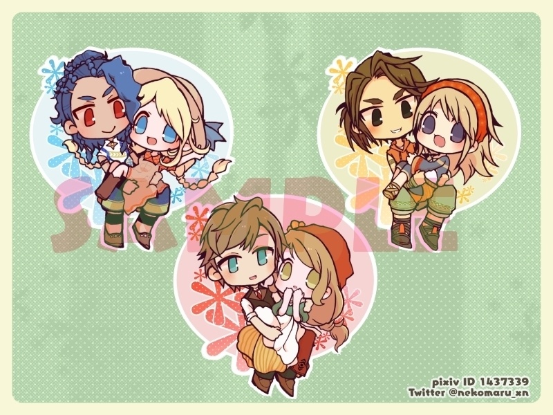 ウッドキーフォルダー(牧物 ルデナナ/レガミノ/キリサト)