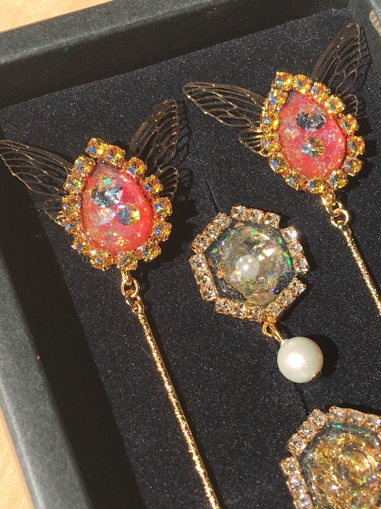 果実色のイヤリングset