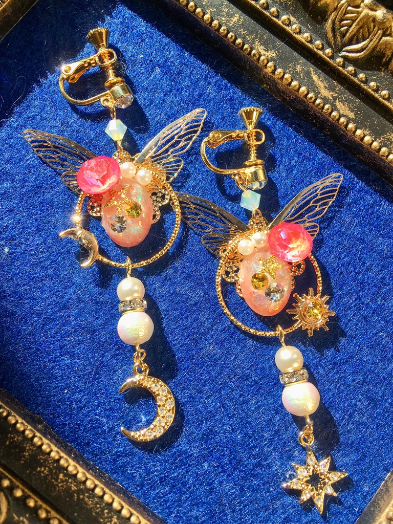 妖精の耳飾り♦︎White Princess ピアス イヤリング