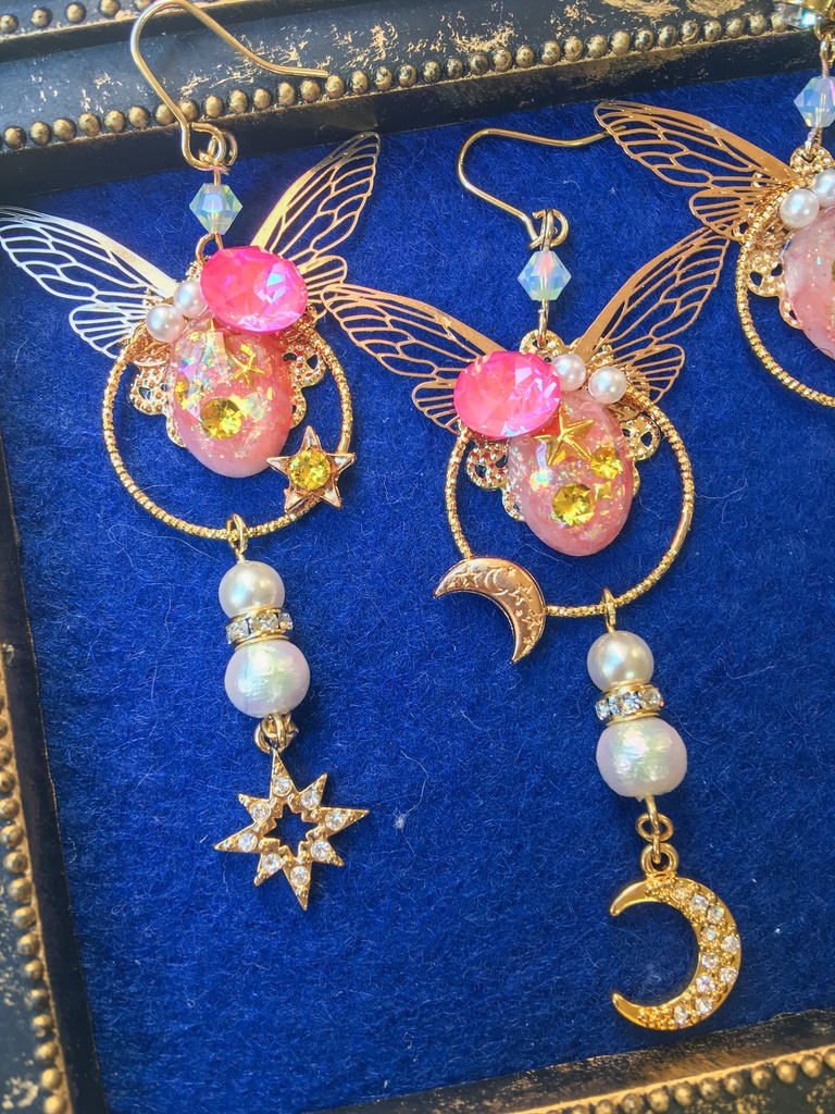 妖精の耳飾り♦︎White Princess ピアス イヤリング