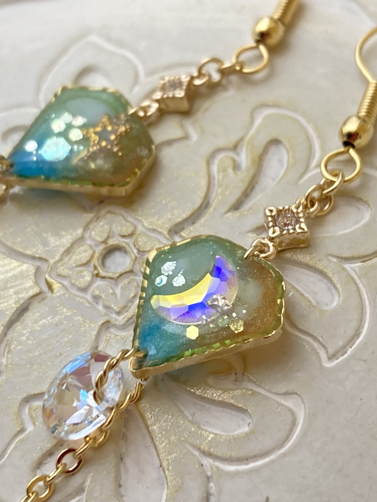 Diamond Sky 虹 ピアス イヤリング