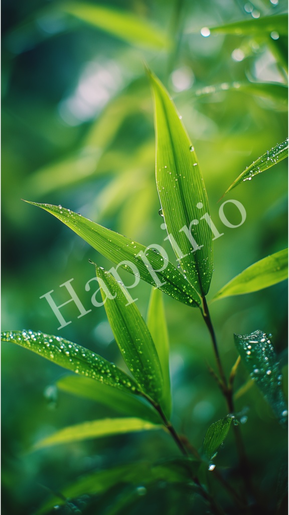 【開運待受】若葉色の開運壁紙 ｜ ラッキーカラー ｜ スマホ壁紙