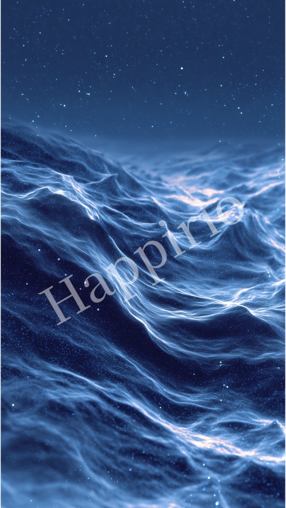 【開運待受】藍色の開運壁紙 ｜ ラッキーカラー ｜ スマホ壁紙