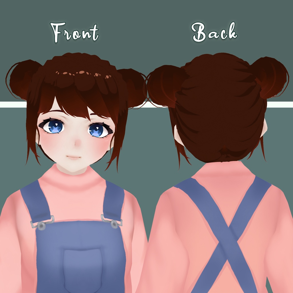 お団子||Double buns Hairstyle