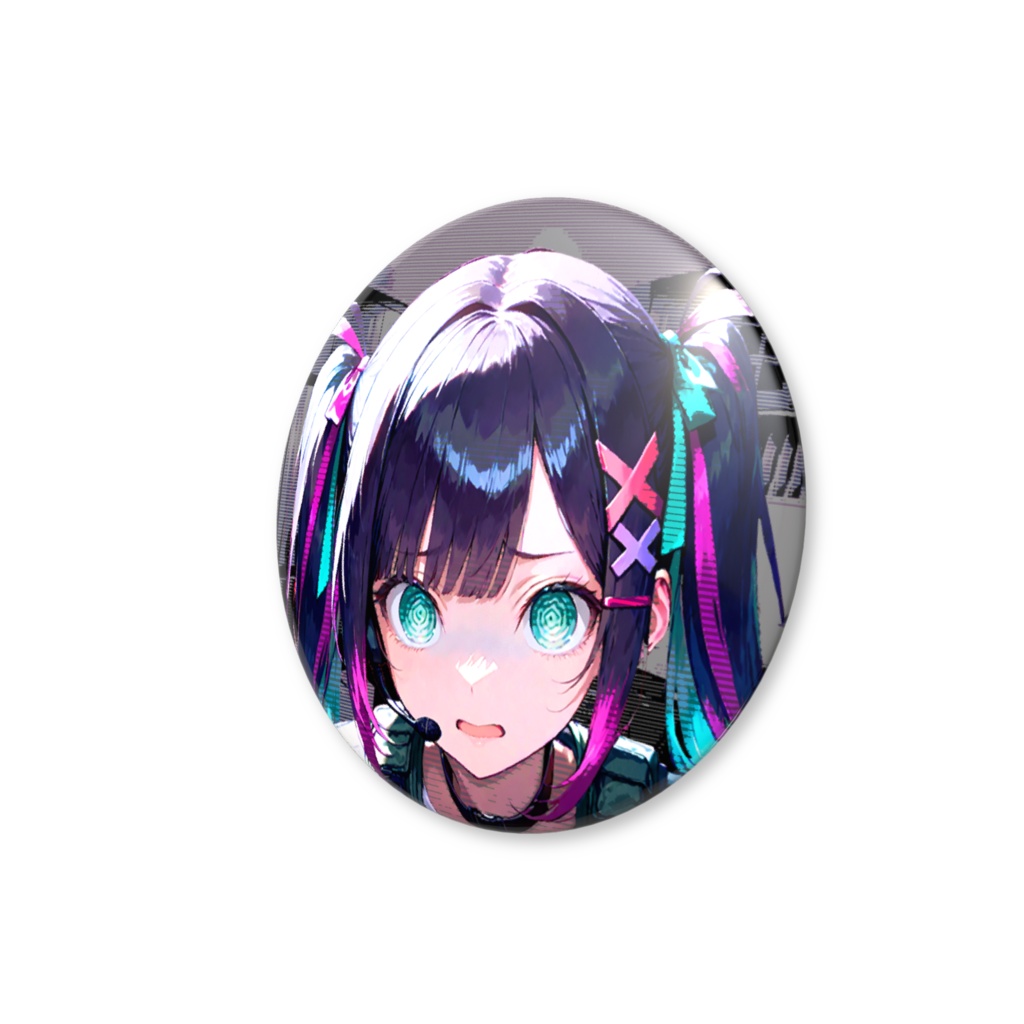 「ファズモ初見」ガム缶バッジ