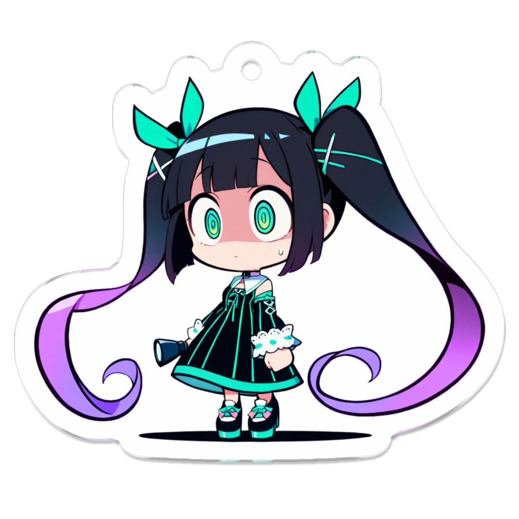 「ビビリ中」ガムアクリルキーホルダー
