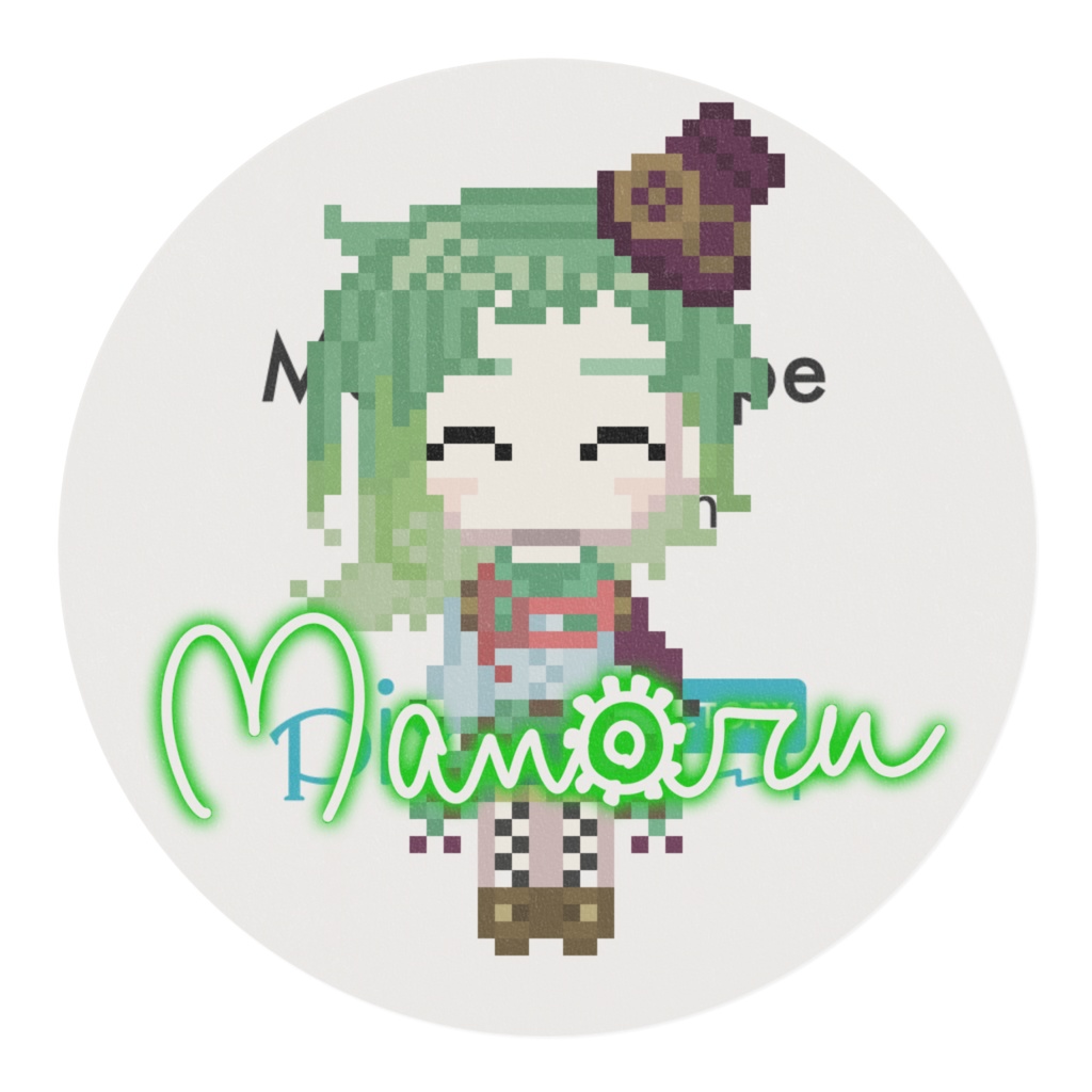 まわるドッド絵マスキングテープ