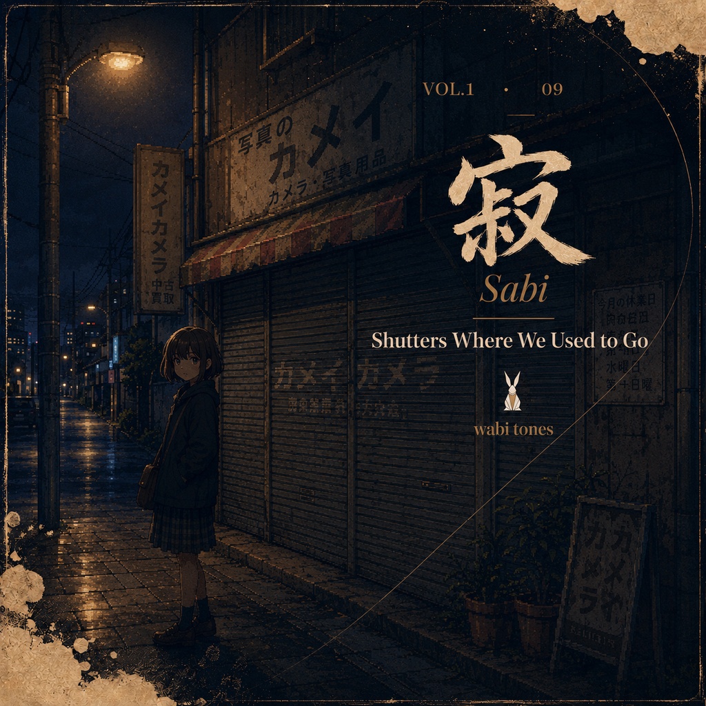 環境音入り和風アンビエントBGM素材集|Wabi Tones Vol.1 Atmosphere|VRChat・ゲーム・VTuber配信用/12曲・ミックス済み・ループ対応・商用可