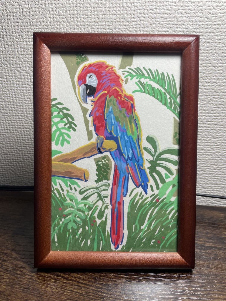 オウム アナログ原画