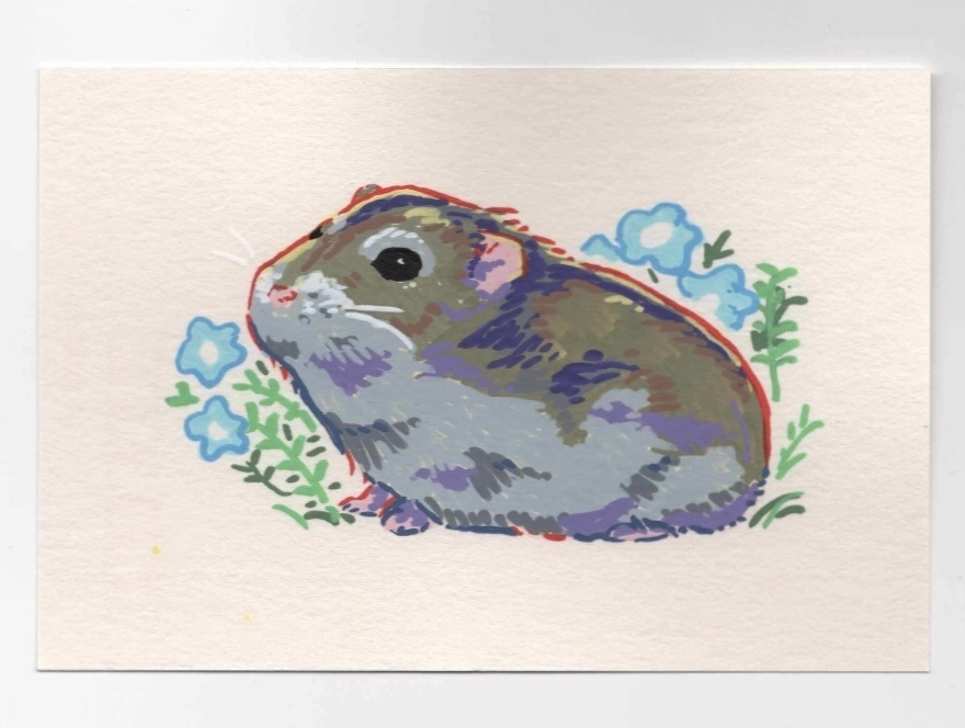 ハムスター アナログ原画