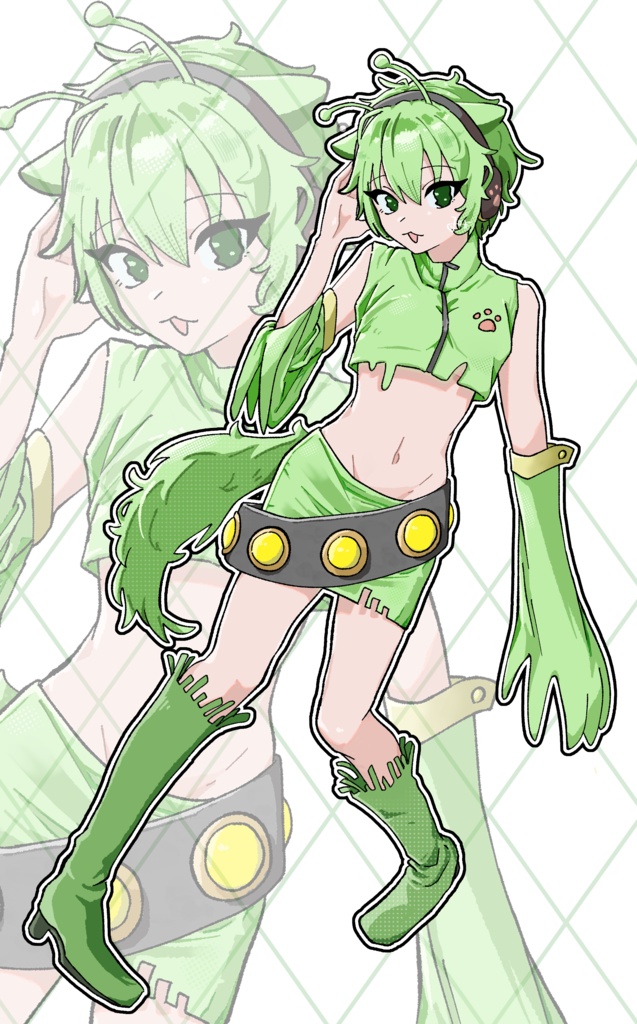 【無料表情差分あり】宇宙猫ちゃん立ち絵