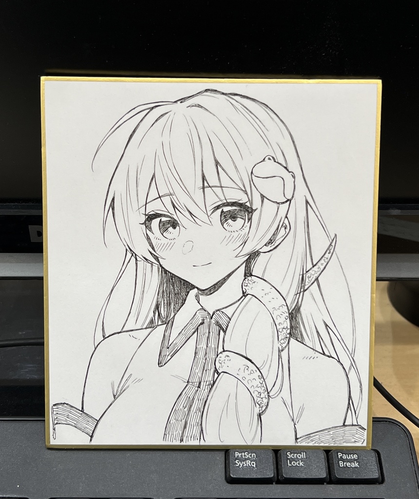 東風谷早苗★東方Project色紙・直筆イラスト