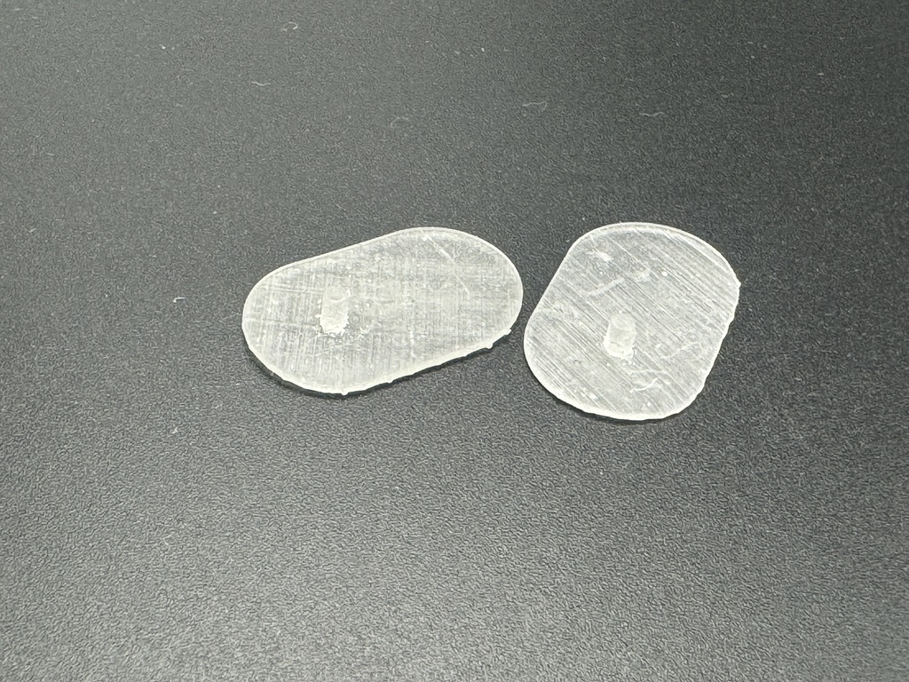 MGQ-093　クリアスタンド（１ピンタイプ）２個セット