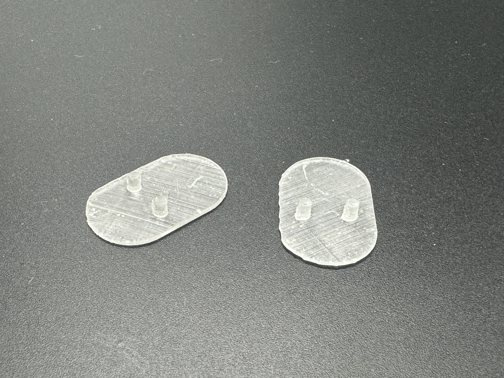 MGQ-094　クリアスタンド（２ピンタイプ）２個セット