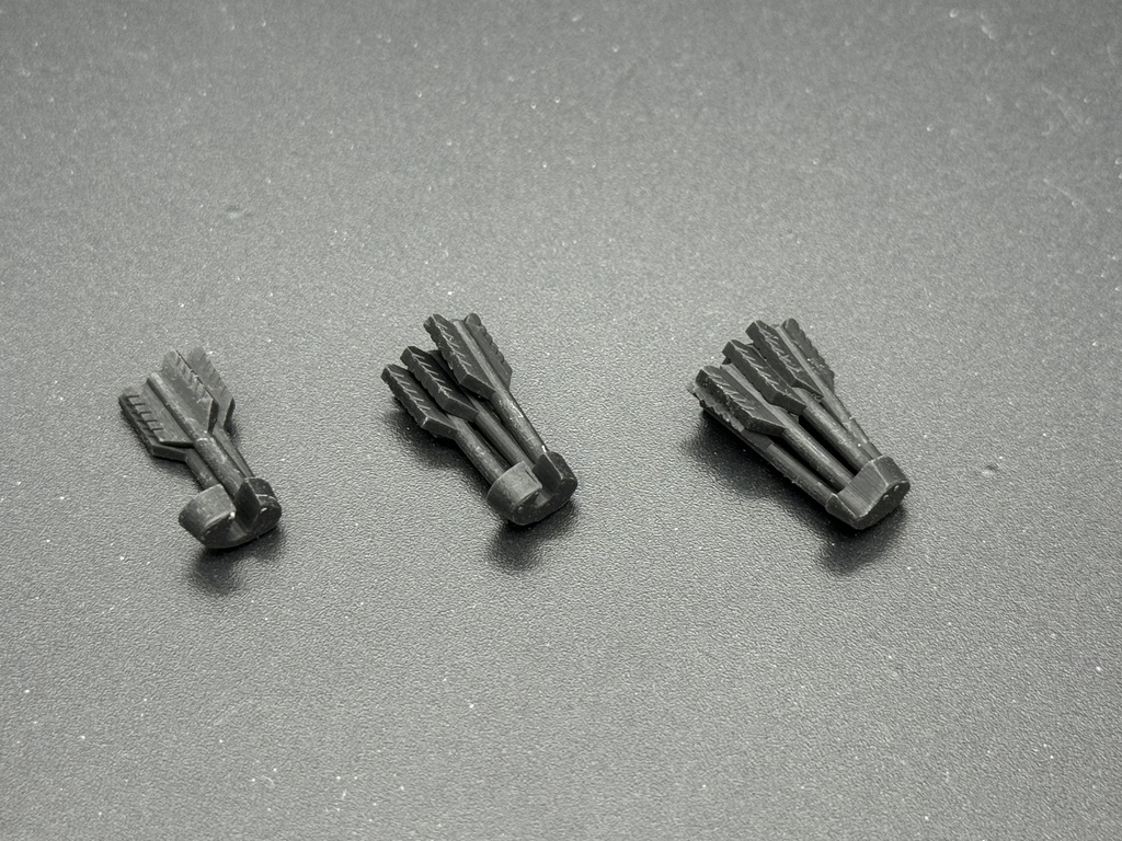 MGQ-099　矢筒の束尻3種セット