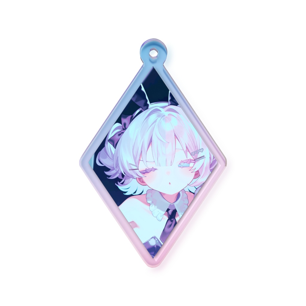 ♦️バニーくん オーロラアクリルキーホルダー