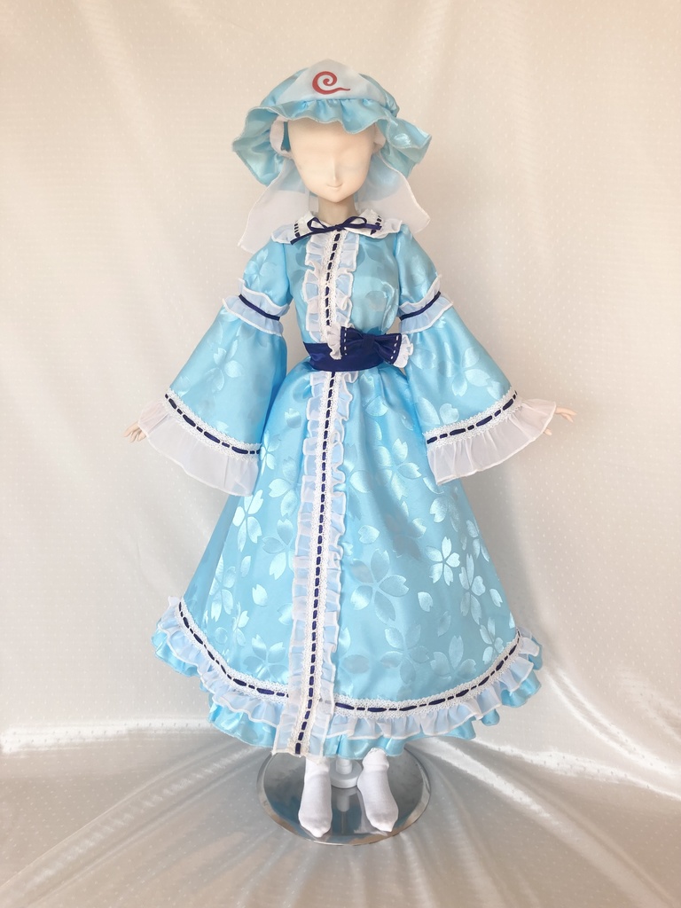 東方project 西行寺幽々子 ドール服 60cmドール