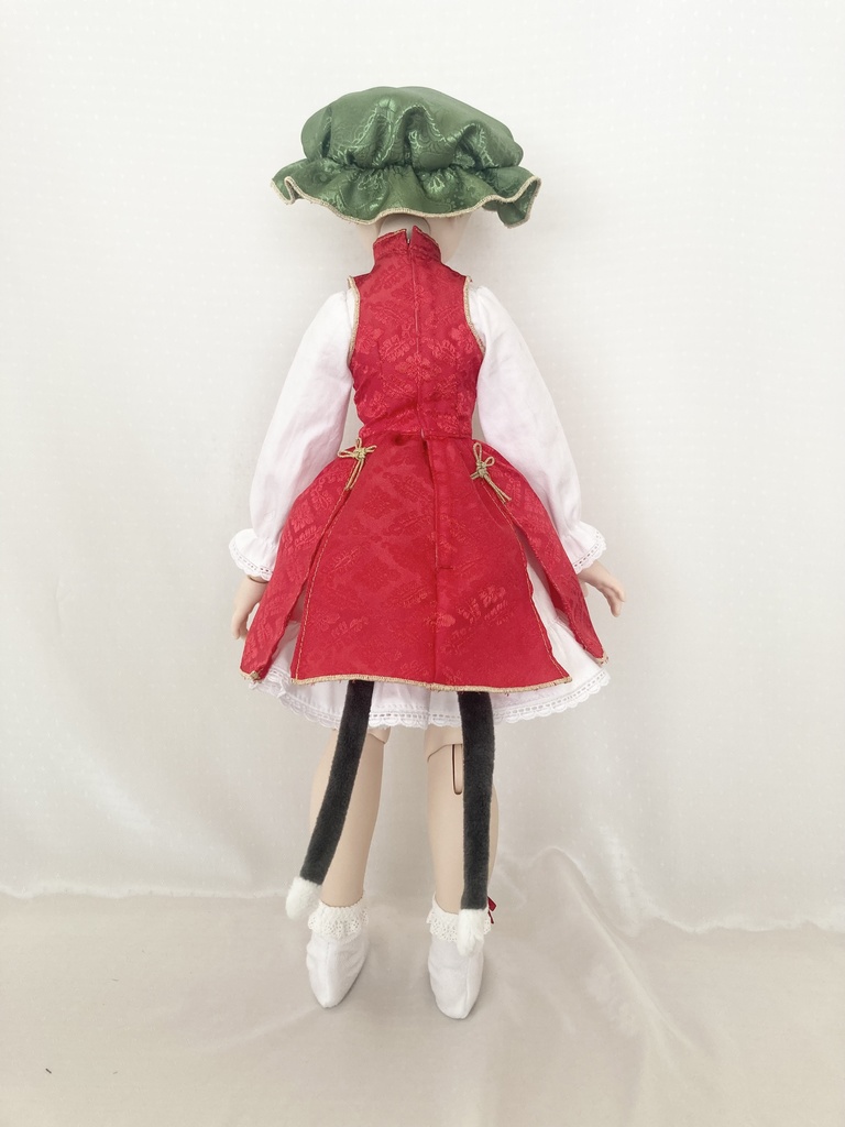 東方project 橙　ドール服
