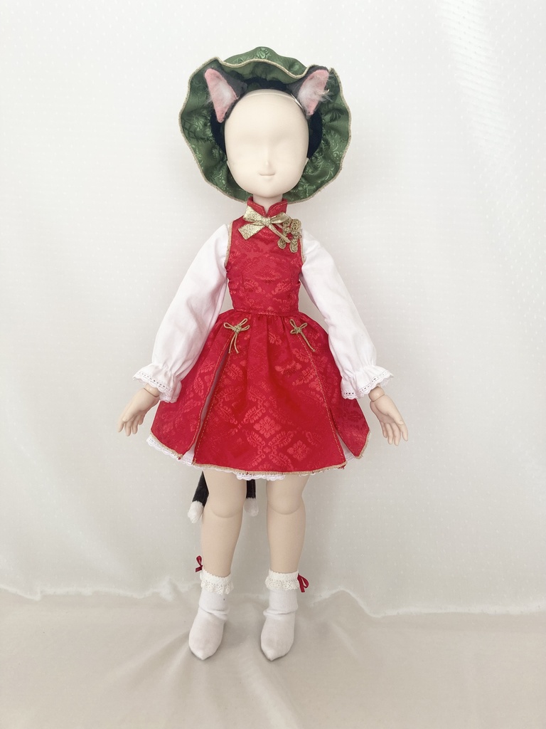 東方project 橙　ドール服