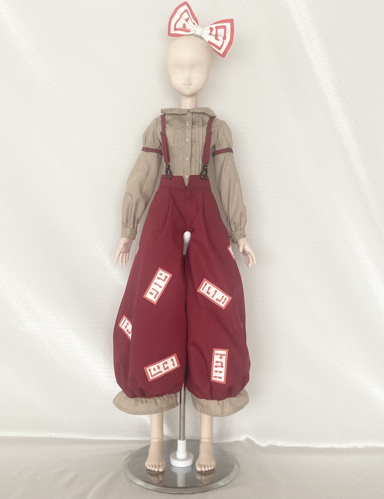東方project  藤原妹紅　ドール服　60cmドール
