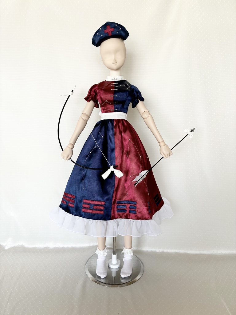 東方project 八意永琳　ドール服　60cmドール
