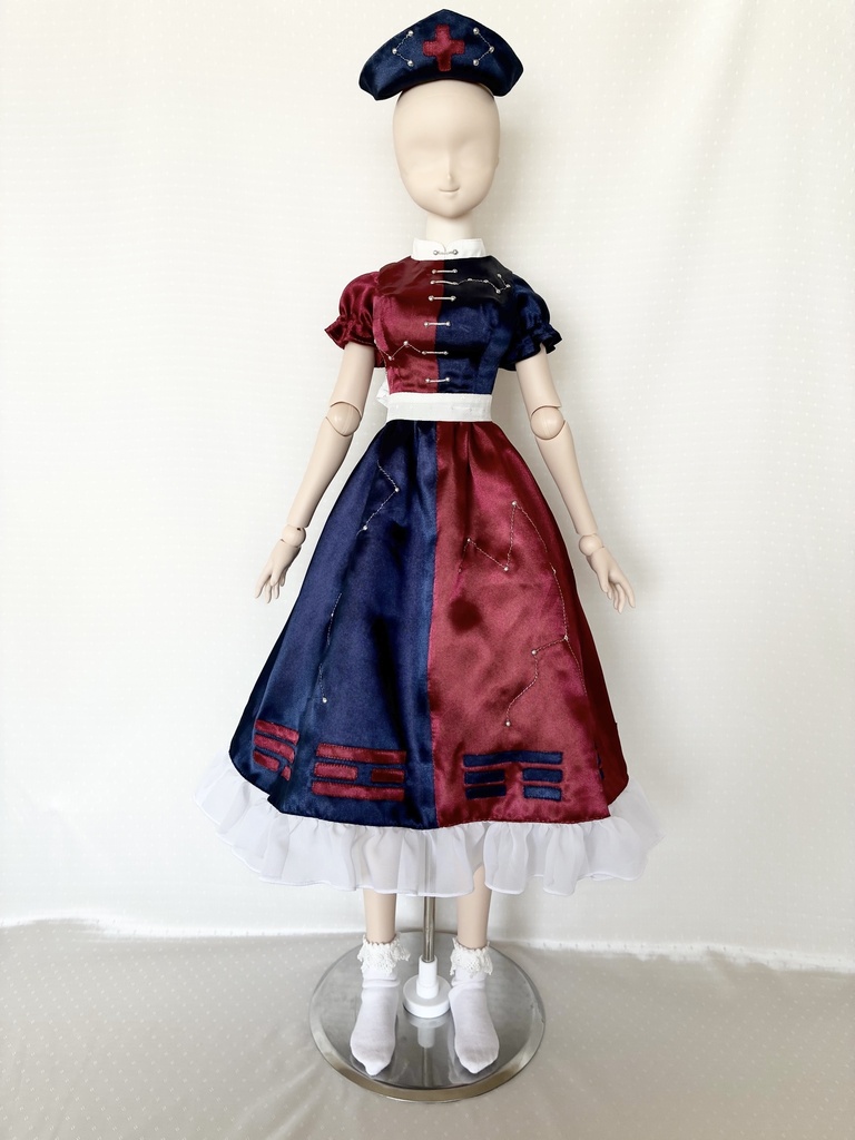 東方project 八意永琳　ドール服　60cmドール