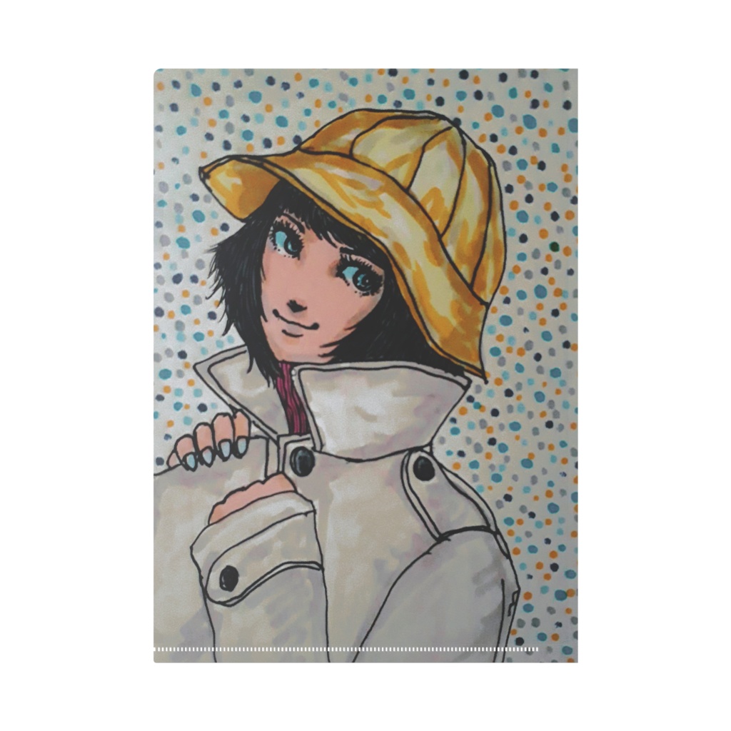 オリジナルイラストクリアファイ
