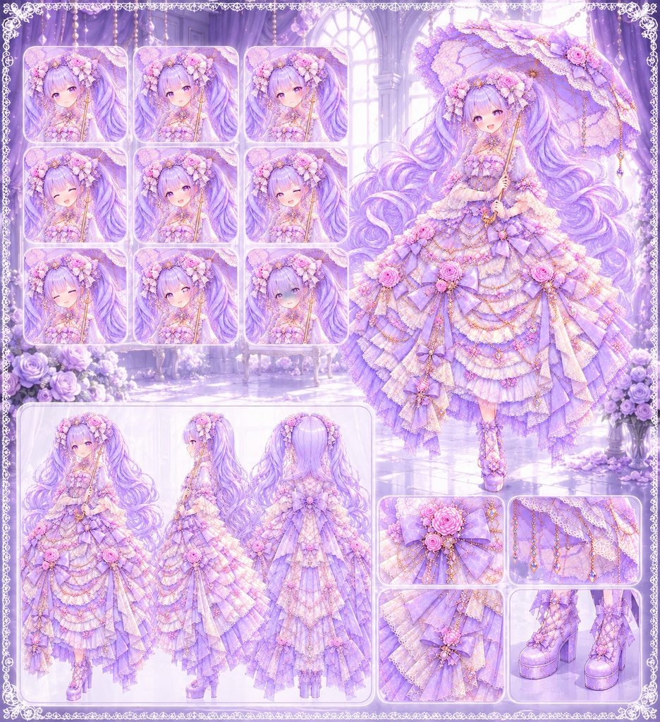 メルヘンお嬢様【立ち絵】