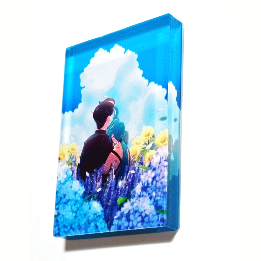 夏の日のひととき アオチリ アクリルブロック