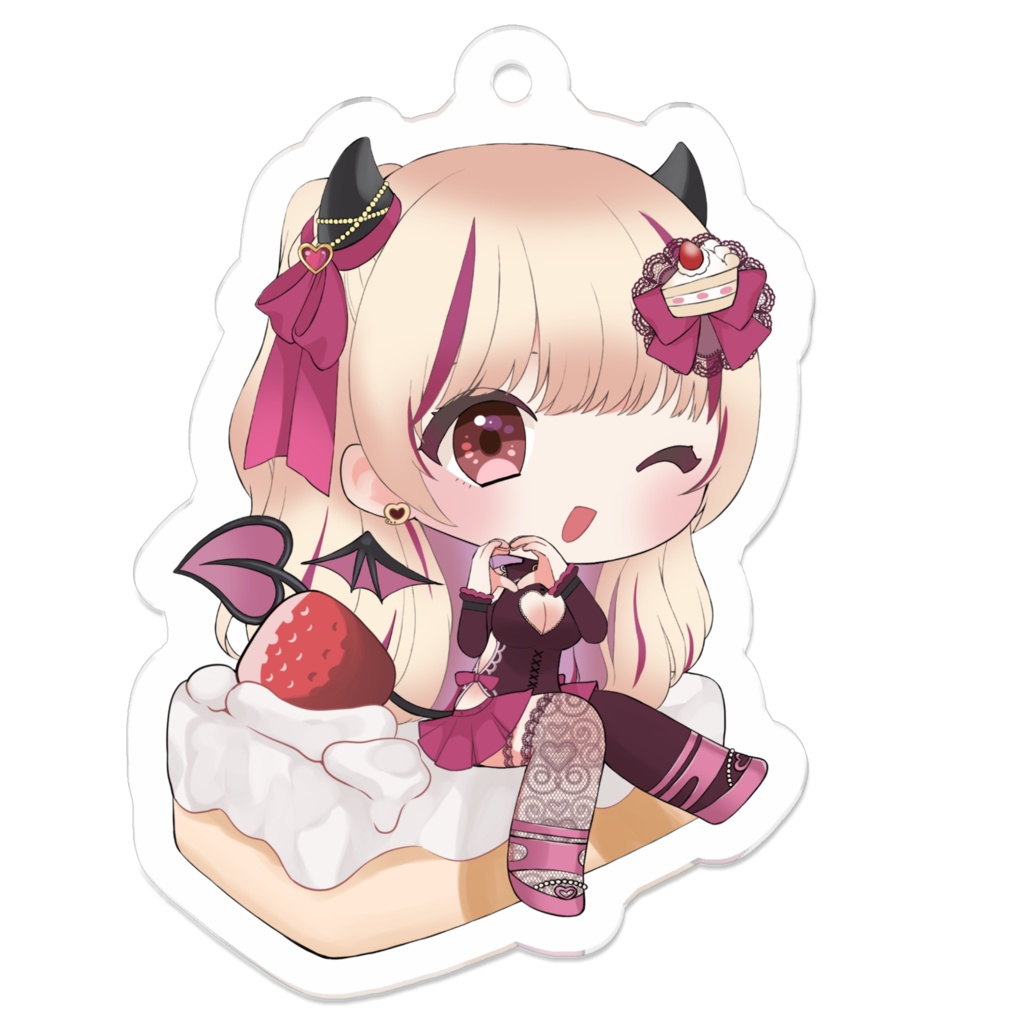 アクリルキーホルダー(コーティング)　ミニキャラ①