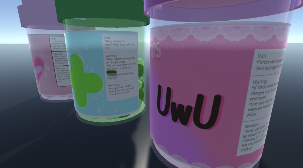 VR Pill Bottles