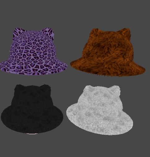 Fluffy Bear Hats