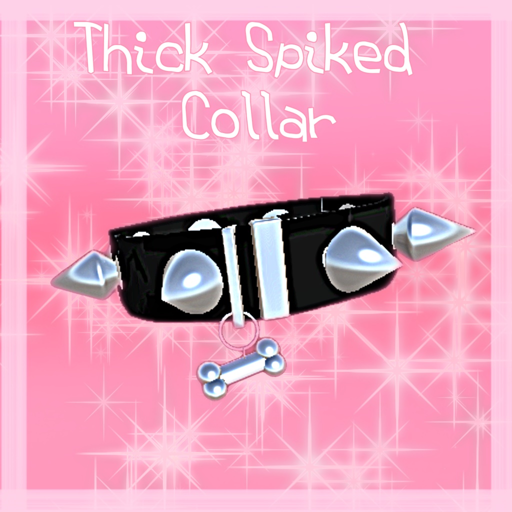 Thick Spiked Collar