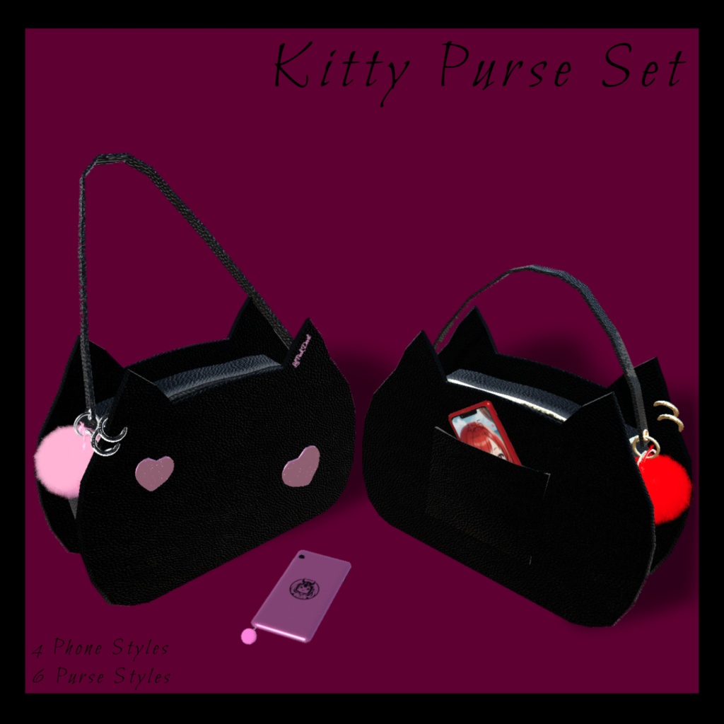 Kitty Purse Set