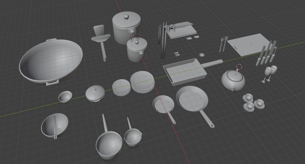 Kitchen Props Set