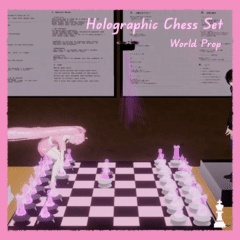Holographic Chess Set
