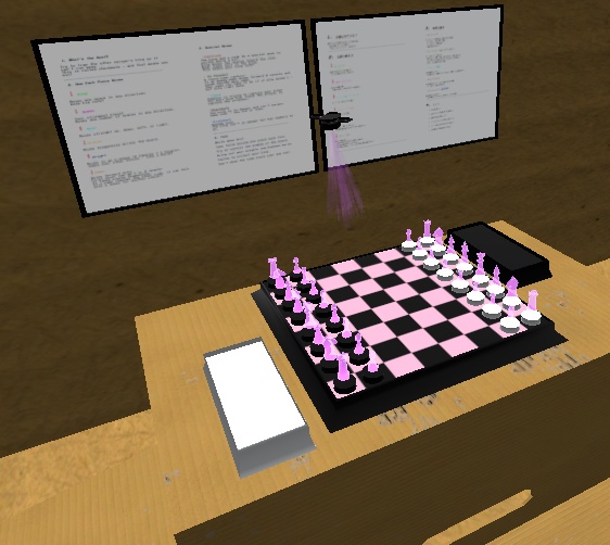 Holographic Chess Set