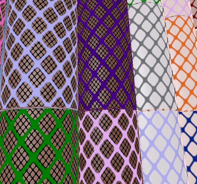 108 Repeatable Fishnet Textures