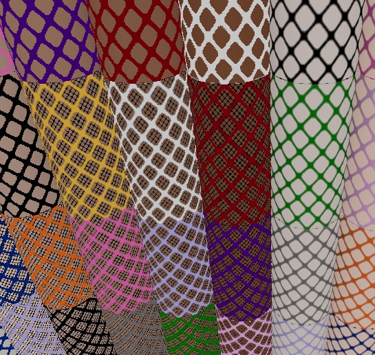 108 Repeatable Fishnet Textures