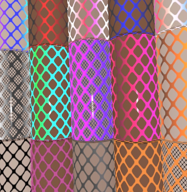 108 Repeatable Fishnet Textures